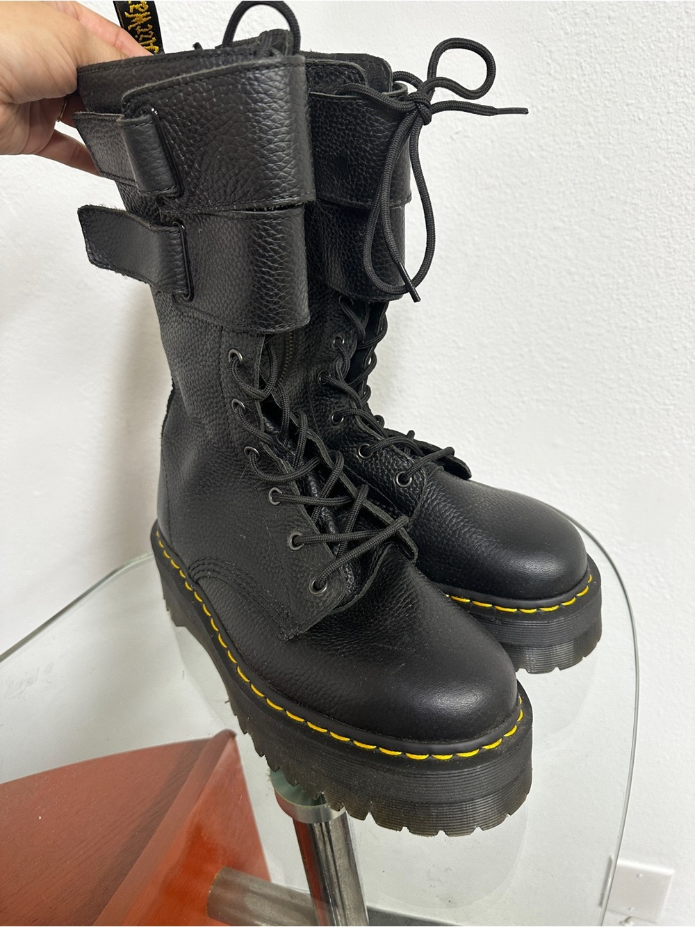 Dr. Martens Black Jagger Boots - Picture 2 of 6